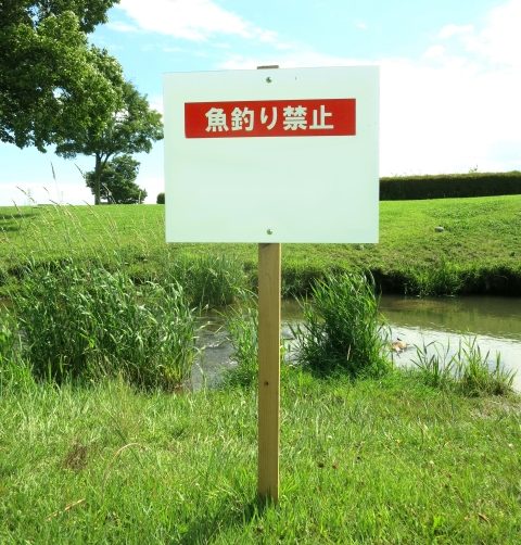 魚釣り禁止